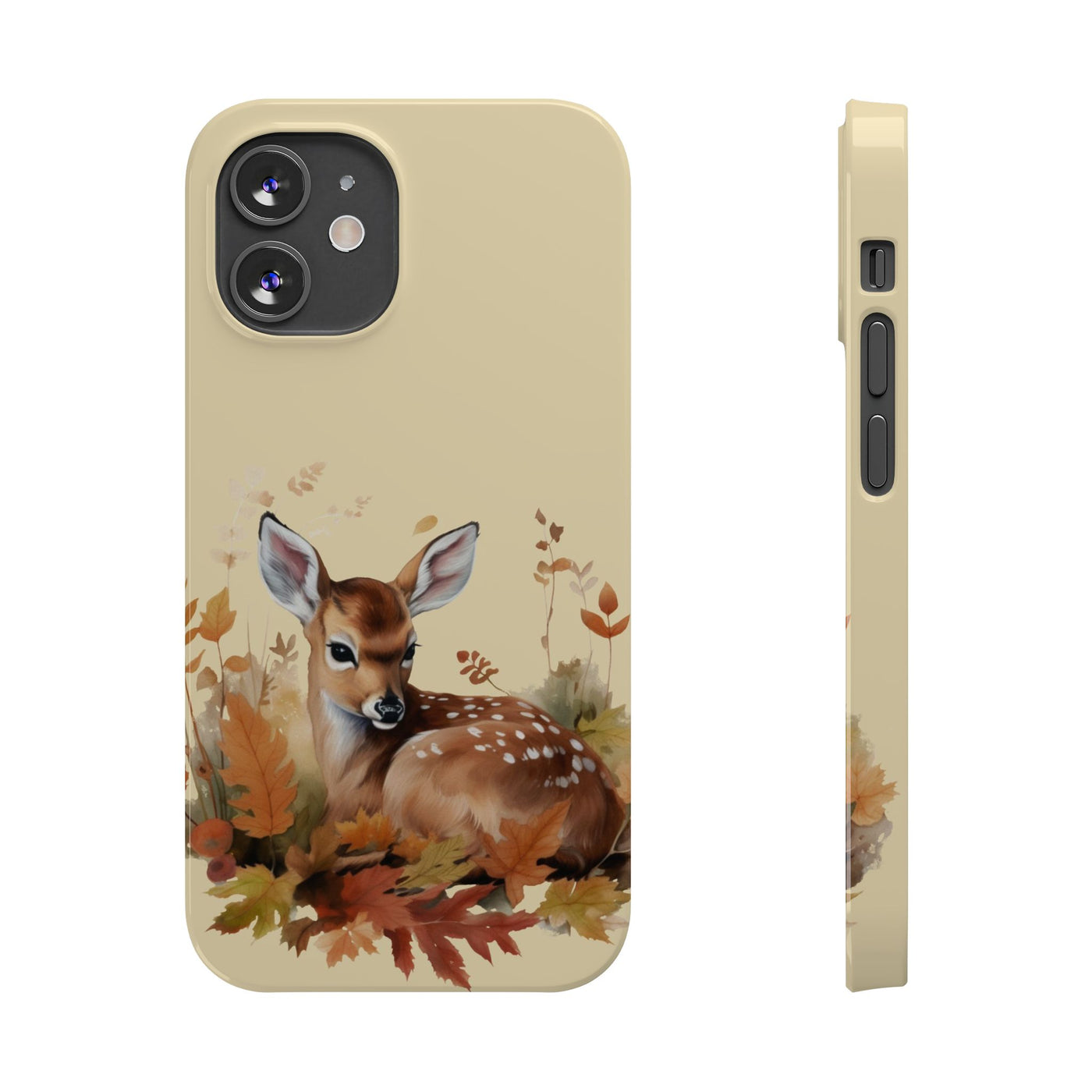 Slim Autumn Fall Deer Gift for Her Cute Phone Cases for Iphone 16 | iPhone 15 Case | iPhone 15 Pro Max Case, Iphone 14, Iphone 14 Pro Max, Iphone 13, Slim