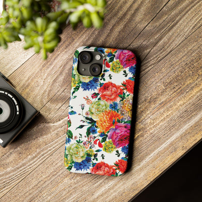 Slim Spring Flowers Gift for Her Cute Phone Cases for Iphone 16 Pro Max | iPhone 15 Case | iPhone 15 Pro Max Case, Iphone 14, 13, 12, 11, 10, 8, 7 - Studio40ParkLane