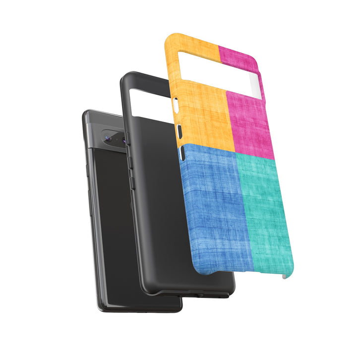 Impact Resistant, Colored Shapes, Cute Phone Cases for Samsung S24, S23, S22, S21, IPhone 15 pro Iphone 14 pro Iphone 13 IPhone 12 Iphone 11 - Studio40ParkLane