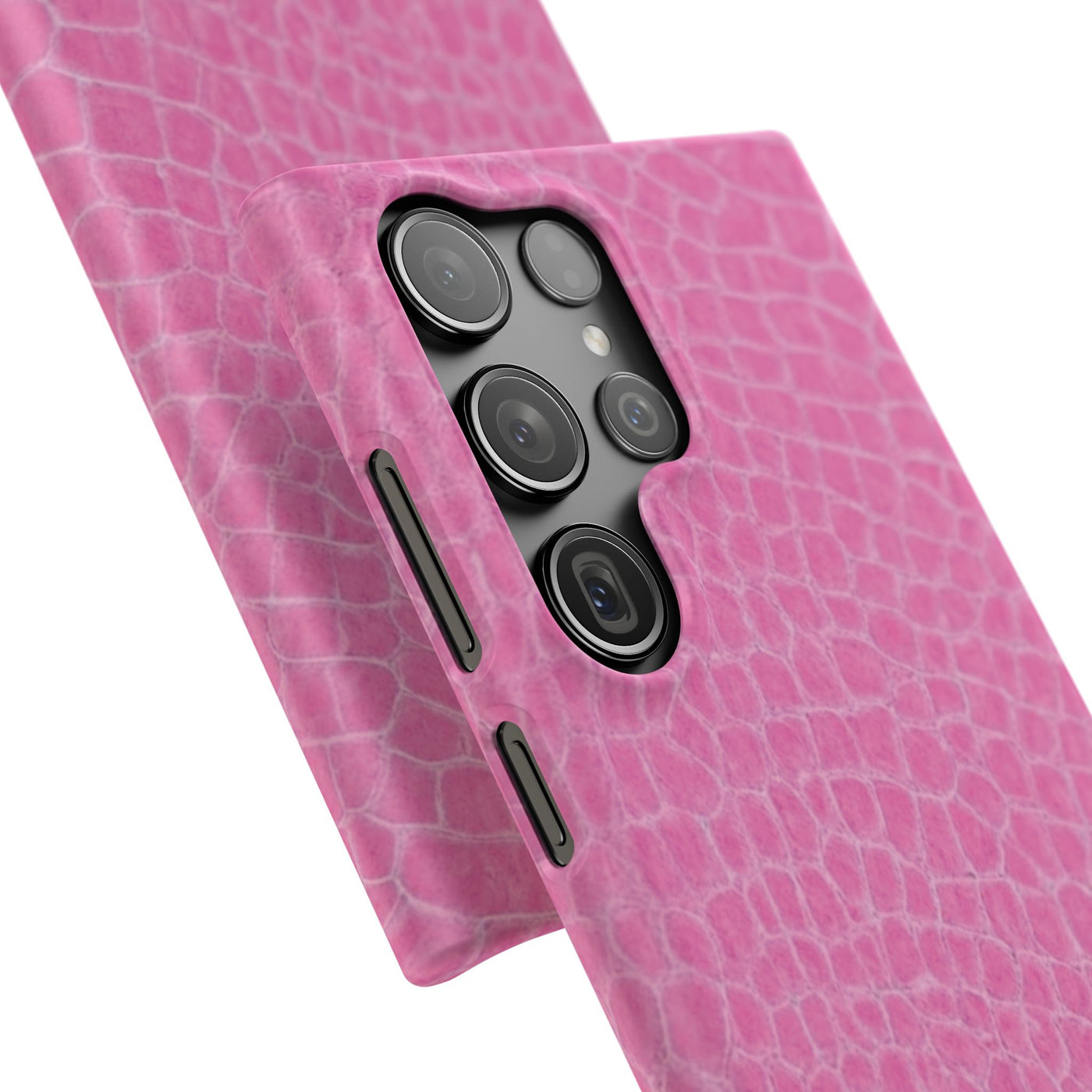 Snap Non Leather Pink Color Pattern Gift for Her Cute Phone Cases for Samsung Galaxy S24, S23, S22, S21, S20, Plus, Ultra, Iphone 16, 15, 14, Pro and Max - Studio40ParkLane