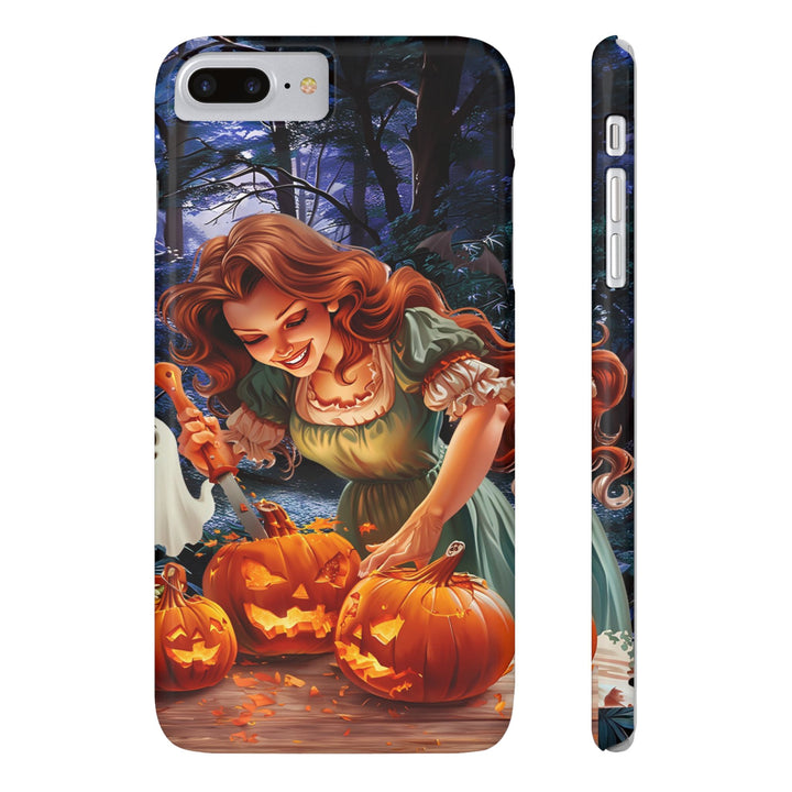 Slim Fall Autumn Pumpkin Fairy Gift for Her Cute Phone Cases for Iphone 16 | iPhone 15 Case | iPhone 15 Pro Max Case, Iphone 14, Iphone 14 Pro Max, Iphone 13, Slim - Studio40ParkLane