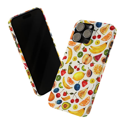 Fruit Mix Display Slim Cute Phone Cases for Iphone  | iPhone 15 Case | iPhone 15 Pro Max Case, Iphone 14, Iphone 14 Pro Max, Iphone 13