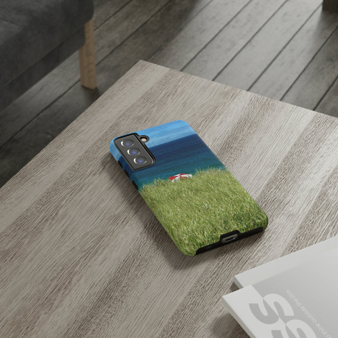 Cute Samsung Phone Case | Aesthetic Samsung Phone Case | Beach Umbrella | Galaxy S23, S22, S21, S20 | Luxury Double Layer | Cool - Studio40ParkLane