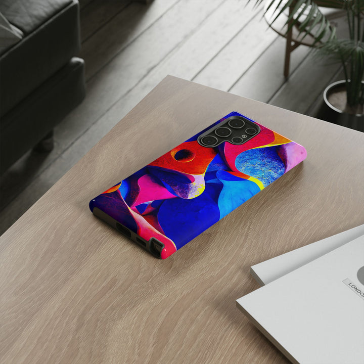 Impact Resistant, Abstract Shapes, Cute Phone Cases for Samsung S24, S23, S22, S21, IPhone 15 pro Iphone 14 pro Iphone 13 IPhone 12 Iphone 11 - Studio40ParkLane
