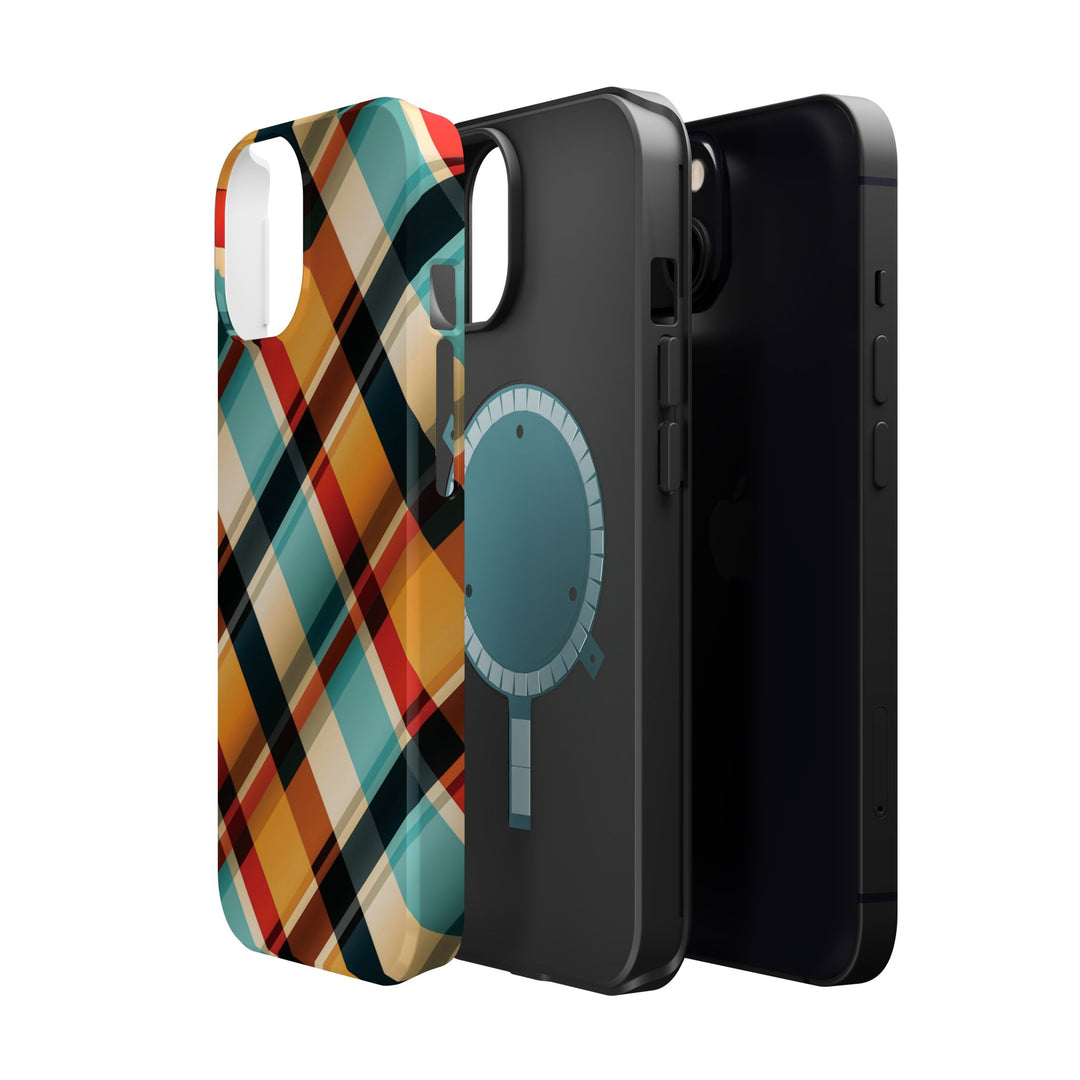 Checkered Plaid Magsafe Gift for Her Cute Phone Case for Iphone, | iPhone 16 | iPhone 15 Pro Max, Iphone 14 Pro Max, 13 12 11 10 9 8 7 - Studio40ParkLane