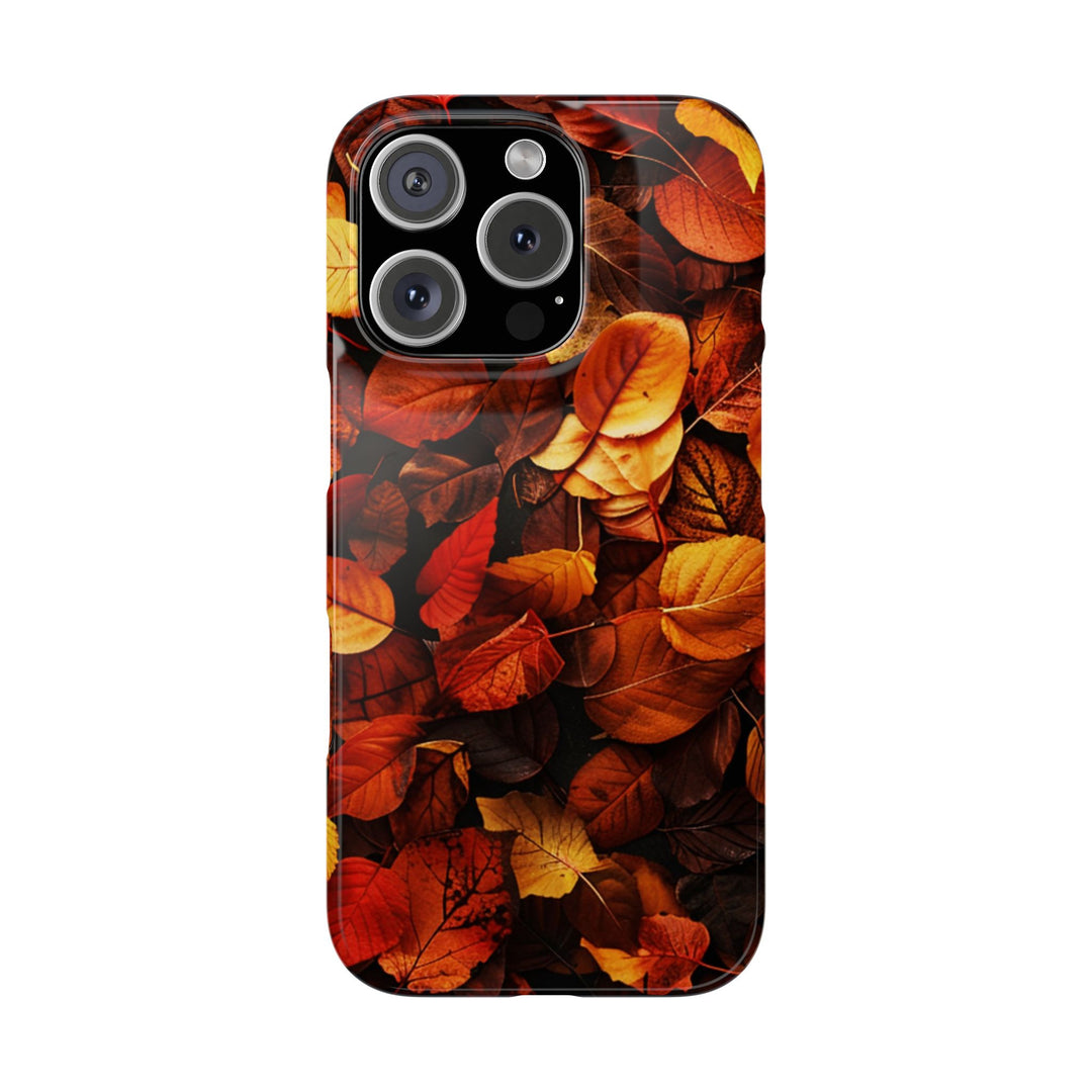 Slim Fall Autumn Leaves Gift for Her Cute Phone Cases for Iphone 16 | iPhone 15 Case | iPhone 15 Pro Max Case, Iphone 14, Iphone 14 Pro Max, Iphone 13, Slim - Studio40ParkLane