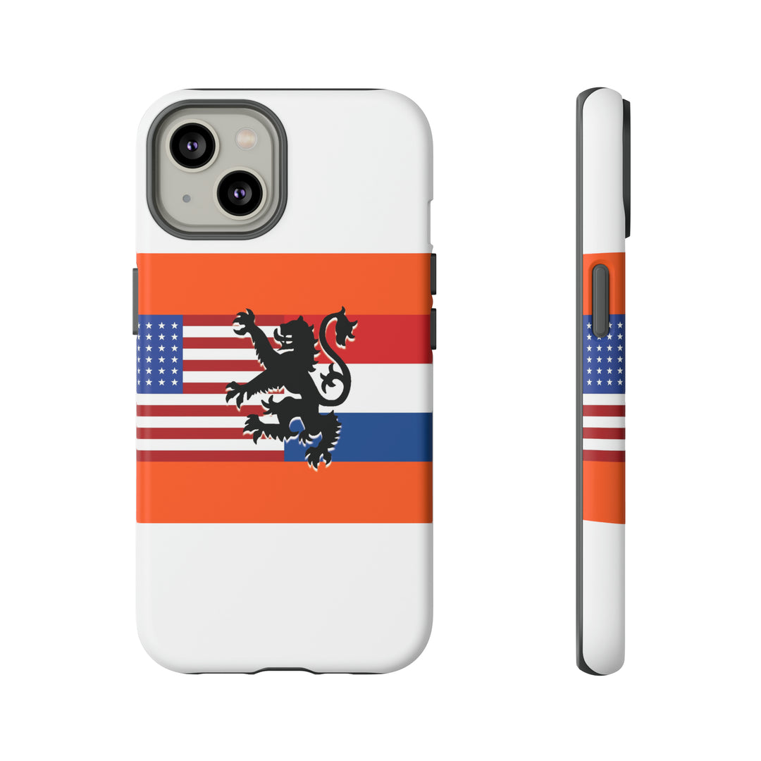 Cute IPhone Case | iPhone 15 Case | iPhone 15 Pro Max Case, Iphone 14 Case, Iphone 14 Pro Max Case IPhone Case for Art Lovers, Dutch US Flag - Studio40ParkLane