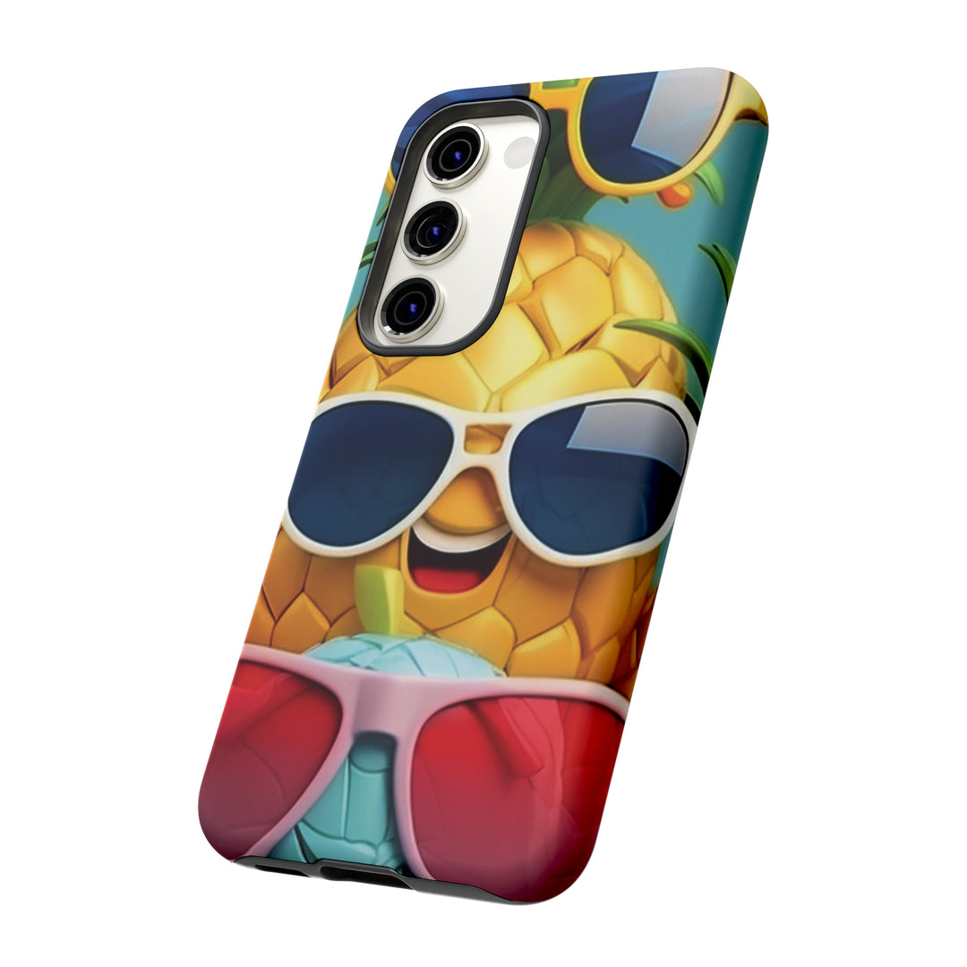 Cute Samsung Phone Case | Aesthetic Samsung Phone Case | Galaxy S23, S22, S21, S20 | Summer Pineapple Fruit, Protective Phone Case - Studio40ParkLane