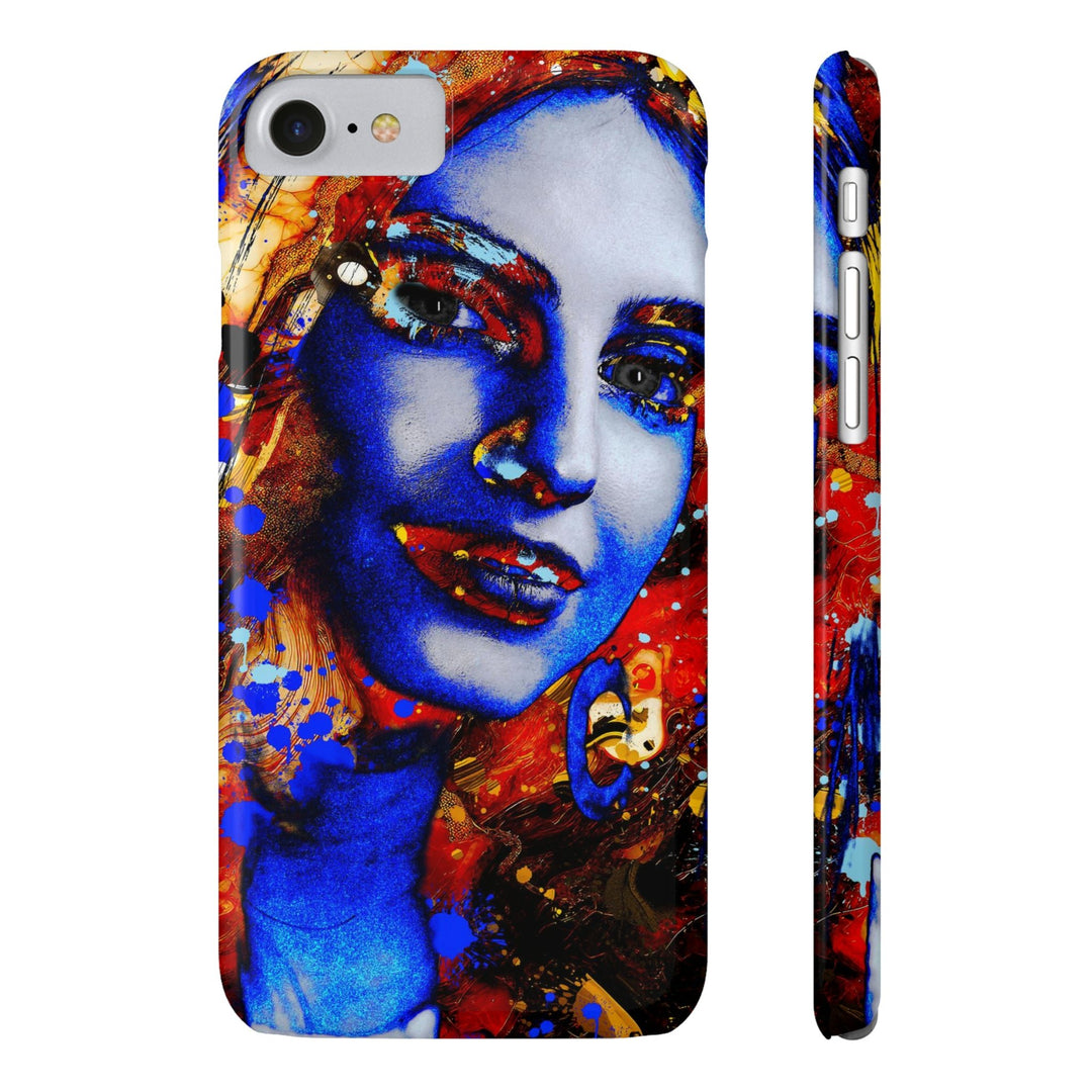 Slim Cute Phone Cases for Iphone - | iPhone 15 Case | iPhone 15 Pro Max Case, Iphone 14 Case, Iphone 14 Pro Max, Iphone 13, Marble Splash Face - Studio40ParkLane