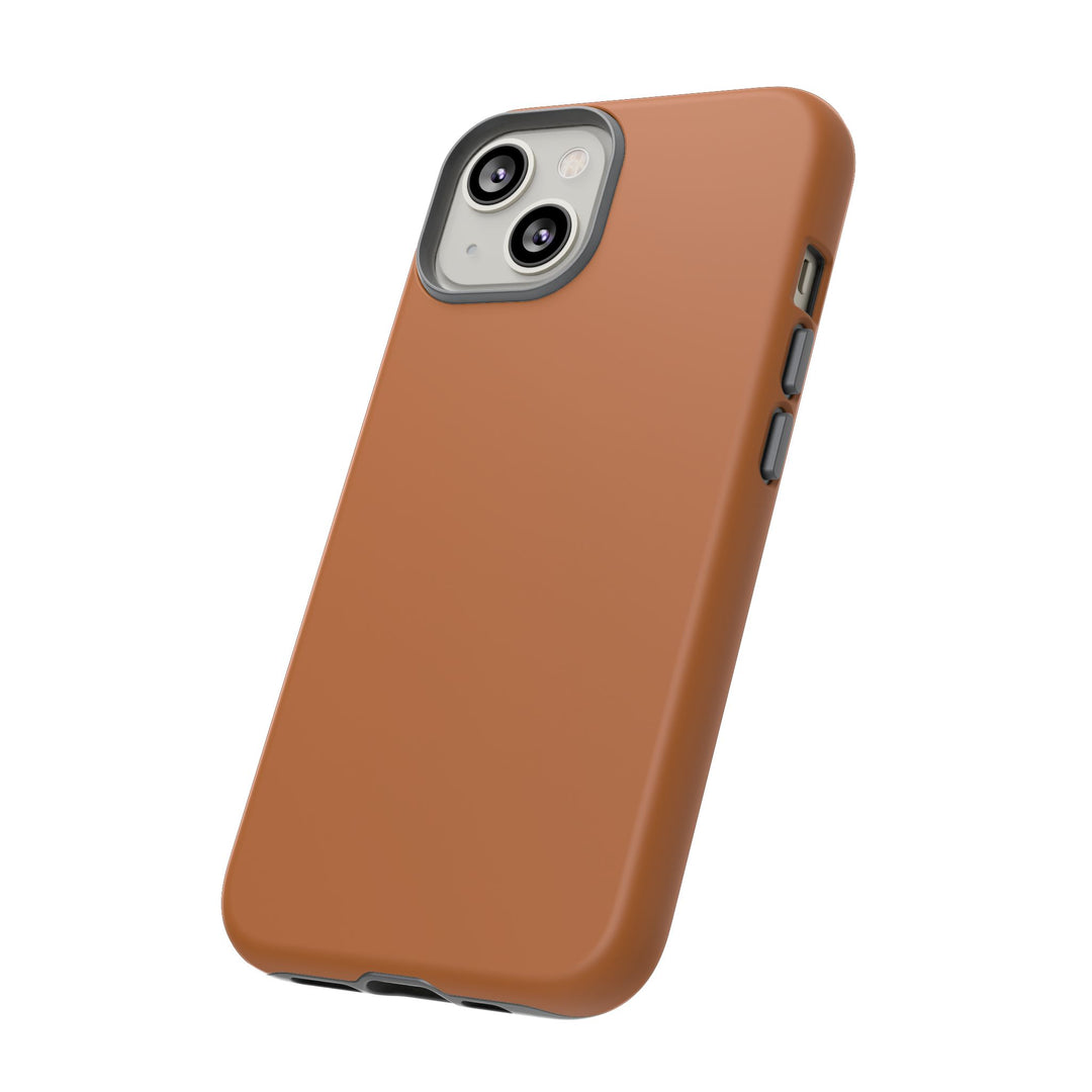 Premium Tough Rusty Brown Orange Gift for Her Cute Phone Cases for Samsung S25 S24, S23, S22, S21, Iphone, 16, 15, 14, 13 Pro Max Ultra - Studio40ParkLane