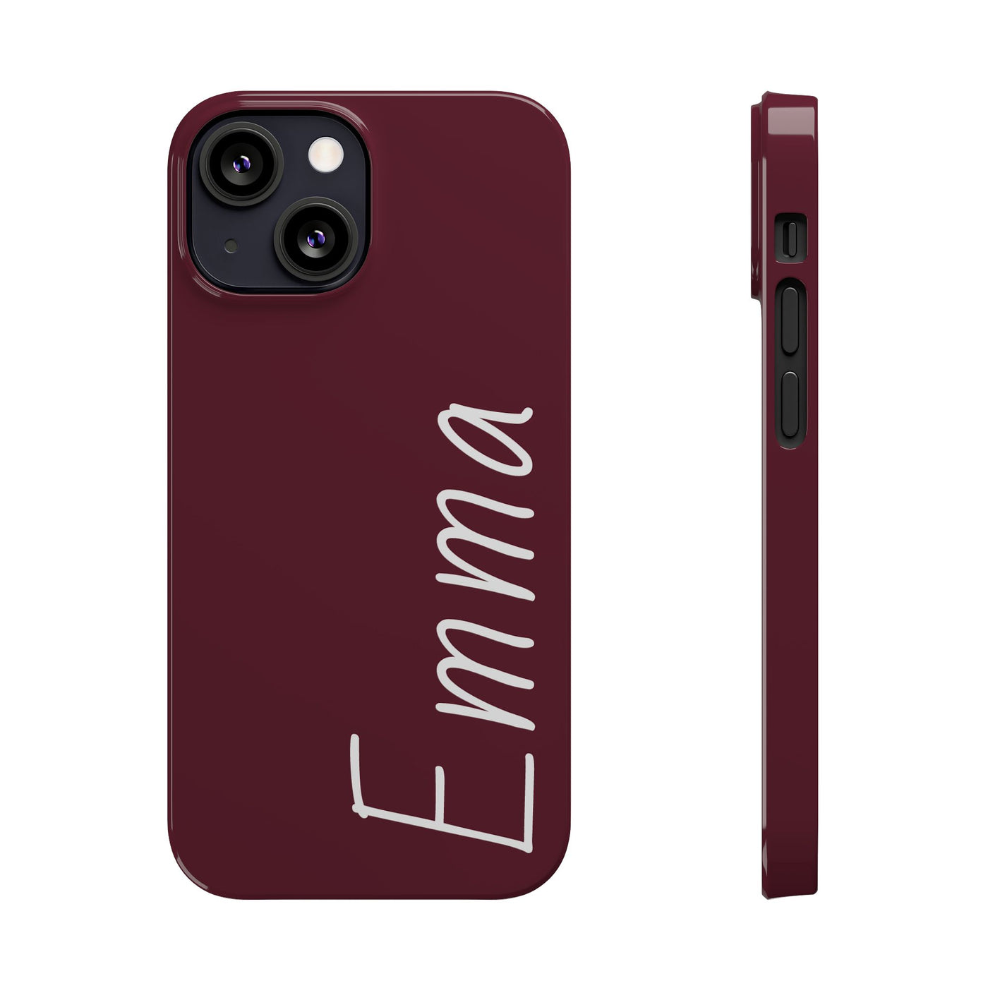 Personalized Initial Name Custom Slim Phone Cases for Iphone 16 Pro Max | iPhone 15 Case | iPhone 15 Pro Max Case, Iphone 14, 13, 12, 11, 10, 8, 7 - Studio40ParkLane