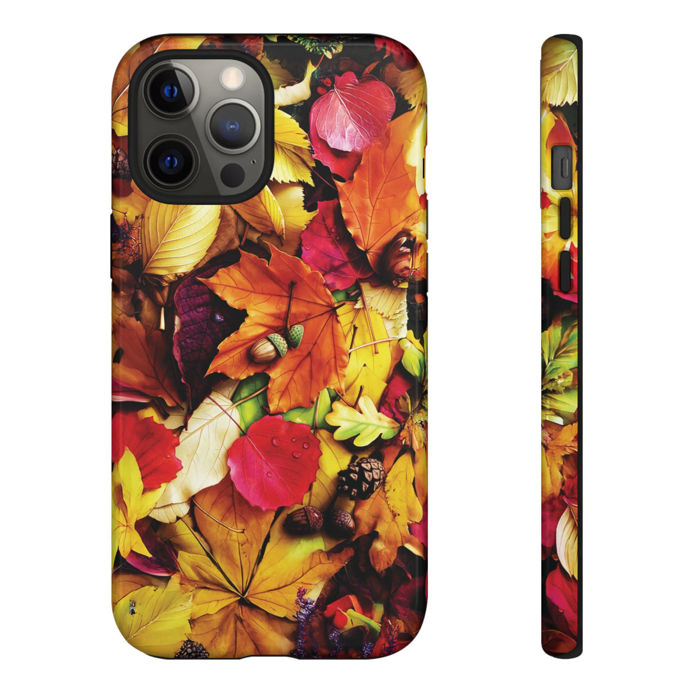 Aesthetic Tough Fall Leaves Foliage Premium Phone Case - For iPhone 17 Pro Max iPhone 16 Pro iPhone 15 Iphone 14 Plus 13 Pro 12 11 10 XR - Studio40ParkLane