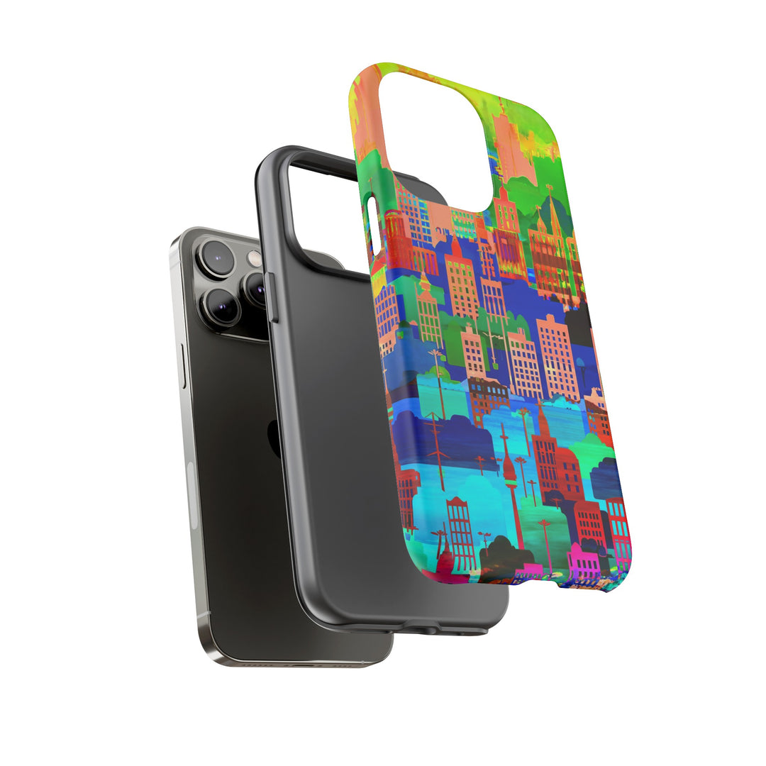 Cute Samsung Case | Cool Iphone Case | Summer City Skyline, Samsung S24, S23, S22, S21, IPhone 15 Case | Iphone 14 Case, Iphone 13 Case - Studio40ParkLane