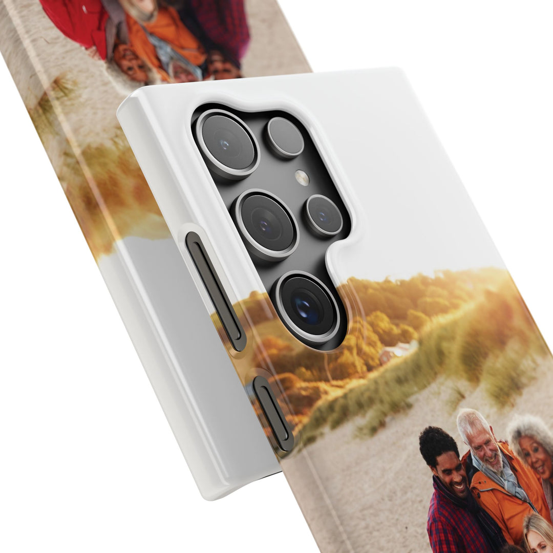 Snap Custom Personalized Family/Pet Cute Phone Cases for Samsung Galaxy S24, S23, S22, S21, S20, Plus, Ultra, Iphone 16, 15, 14, Pro and Max - Studio40ParkLane