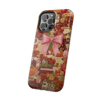 New England Fall Coquette Collage Tough Magsafe Cute Phone Cases for Iphone | iPhone 15 Pro Max Case, Iphone 14, Iphone 14 13 12 11 10 9 8 7 - Studio40ParkLane
