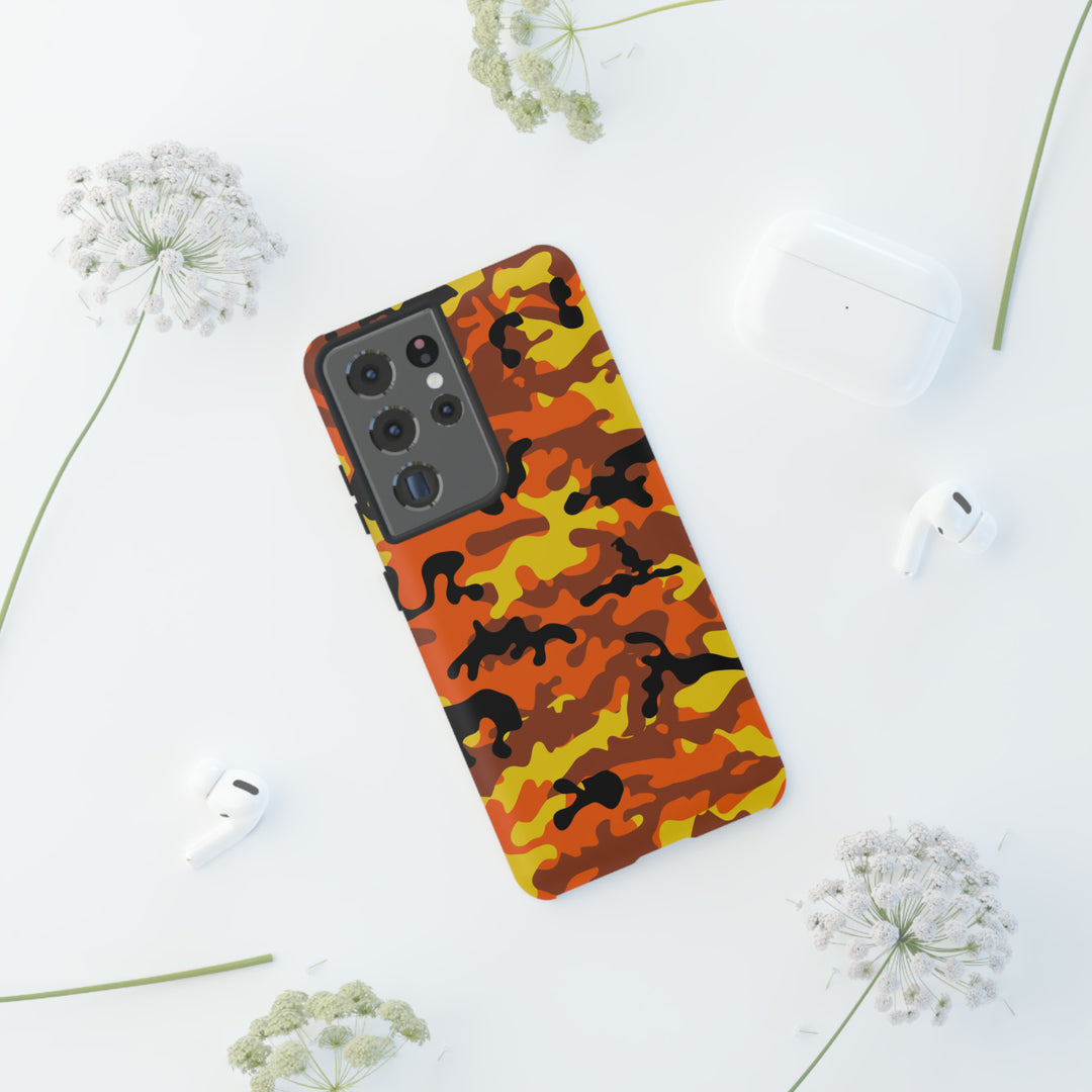 Cool Phone Case | Aesthetic Phone Case | Fall Camo | For Samsung Galaxy S23, S22, S21, S20 | Luxury Double Layer | Cute - Studio40ParkLane