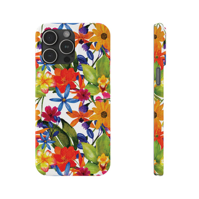 Slim Spring Flowers Gift for Her Cute Phone Cases for Iphone 16 Pro Max | iPhone 15 Case | iPhone 15 Pro Max Case, Iphone 14, 13, 12, 11, 10, 8, 7 - Studio40ParkLane