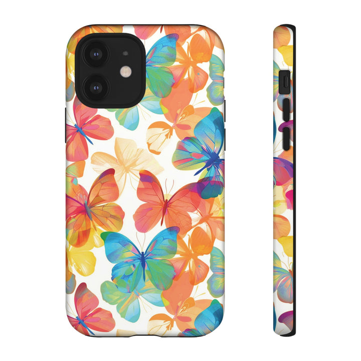 Cute Samsung Case | Cool Iphone Case | Summer Bright Butterflies, Samsung S24, S23, S22, S21, IPhone 15 Case | Iphone 14 Case, Iphone 13 Case - Studio40ParkLane