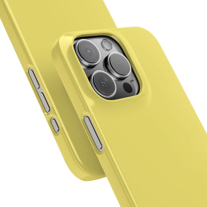 Slim Light Yellow Gift for Her Aesthetic Cute Phone Case for Iphone 16 - | iPhone 15 Pro Max Case | iPhone 14 Case 13 12 11 10 9 8 7 - Studio40ParkLane