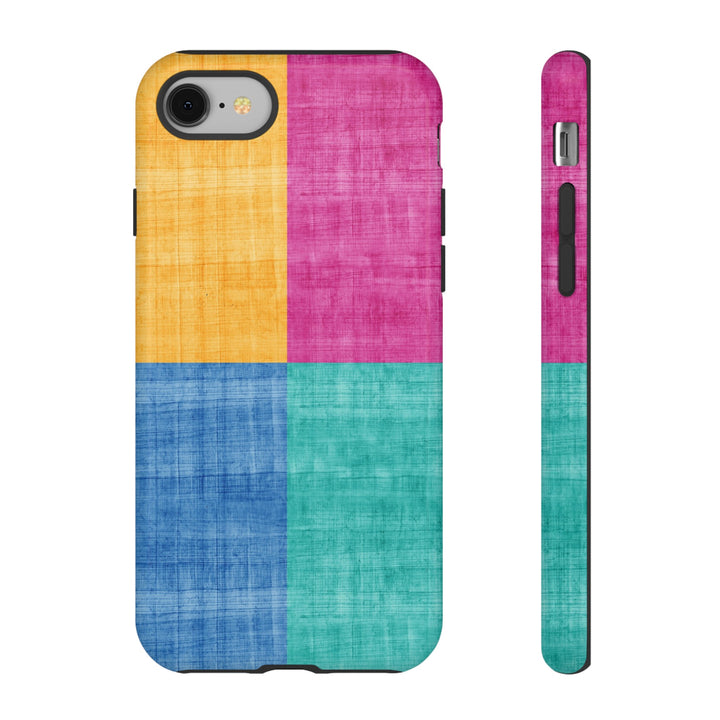 Impact Resistant, Colored Shapes, Cute Phone Cases for Samsung S24, S23, S22, S21, IPhone 15 pro Iphone 14 pro Iphone 13 IPhone 12 Iphone 11 - Studio40ParkLane