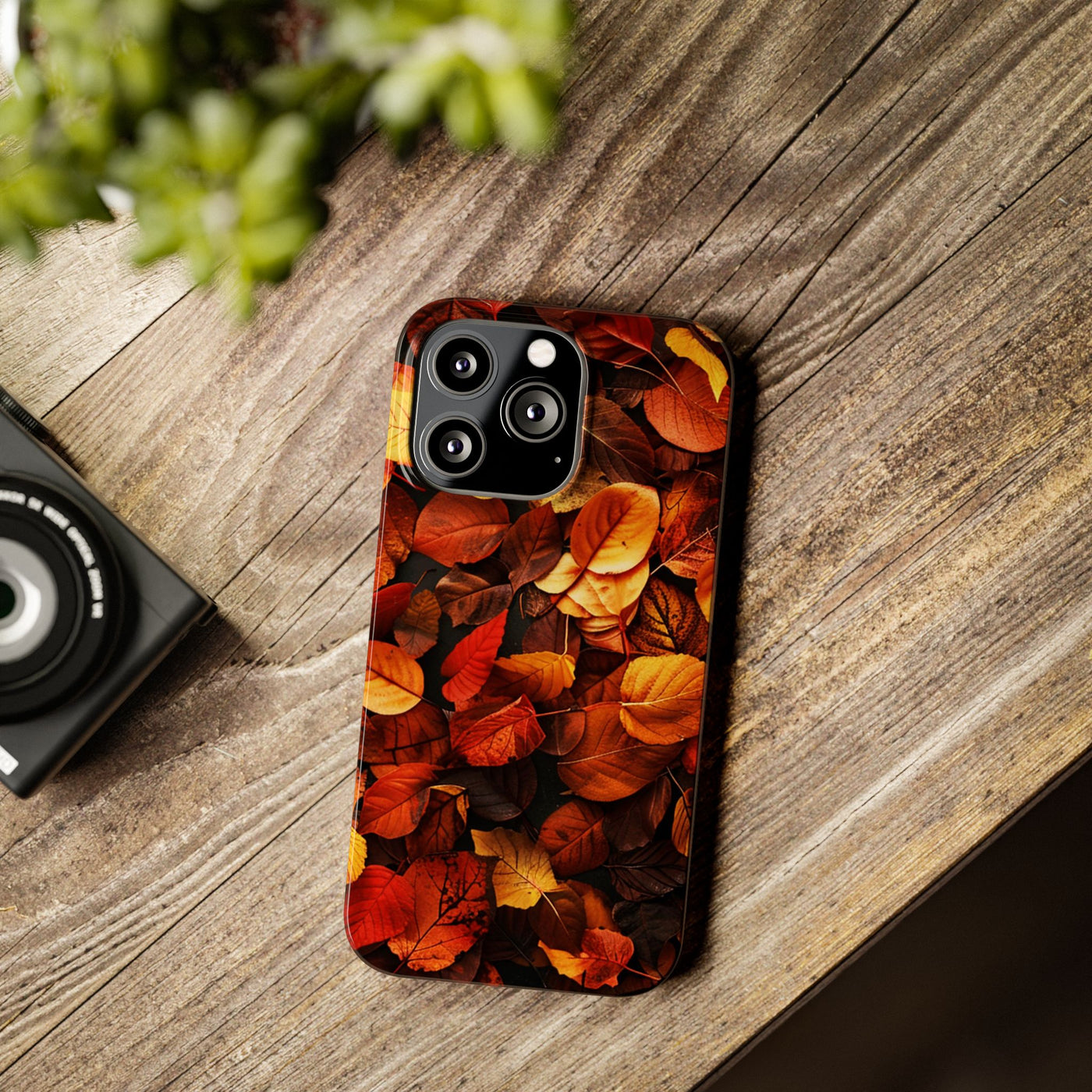 Slim Fall Autumn Leaves Gift for Her Cute Phone Cases for Iphone 16 | iPhone 15 Case | iPhone 15 Pro Max Case, Iphone 14, Iphone 14 Pro Max, Iphone 13, Slim