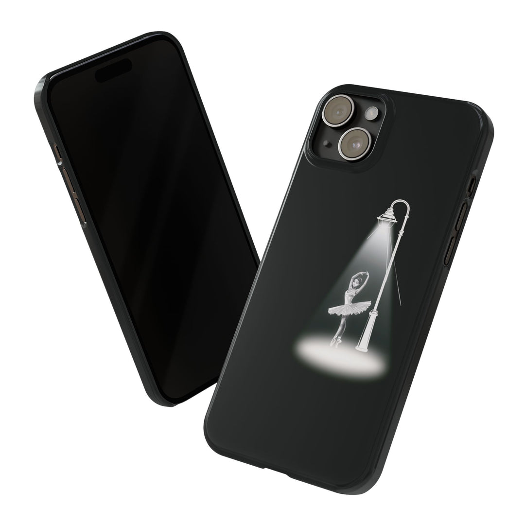 Slim Ballet Dancer Spotlight Gift for Her Cute Phone Cases for Iphone 16 Pro Max | iPhone 15 Case | iPhone 15 Pro Max Case, Iphone 14, 13, 12, 11, 10, 8, 7 - Studio40ParkLane