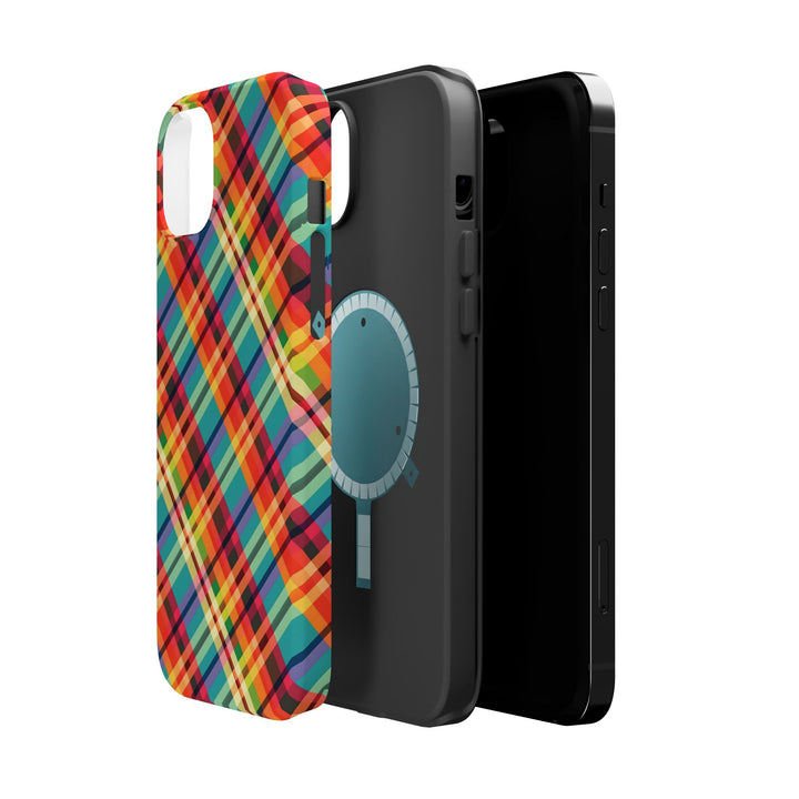 Checkered Plaid Magsafe Gift for Her Cute Phone Case for Iphone, | iPhone 16 | iPhone 15 Pro Max, Iphone 14 Pro Max, 13 12 11 10 9 8 7 - Studio40ParkLane