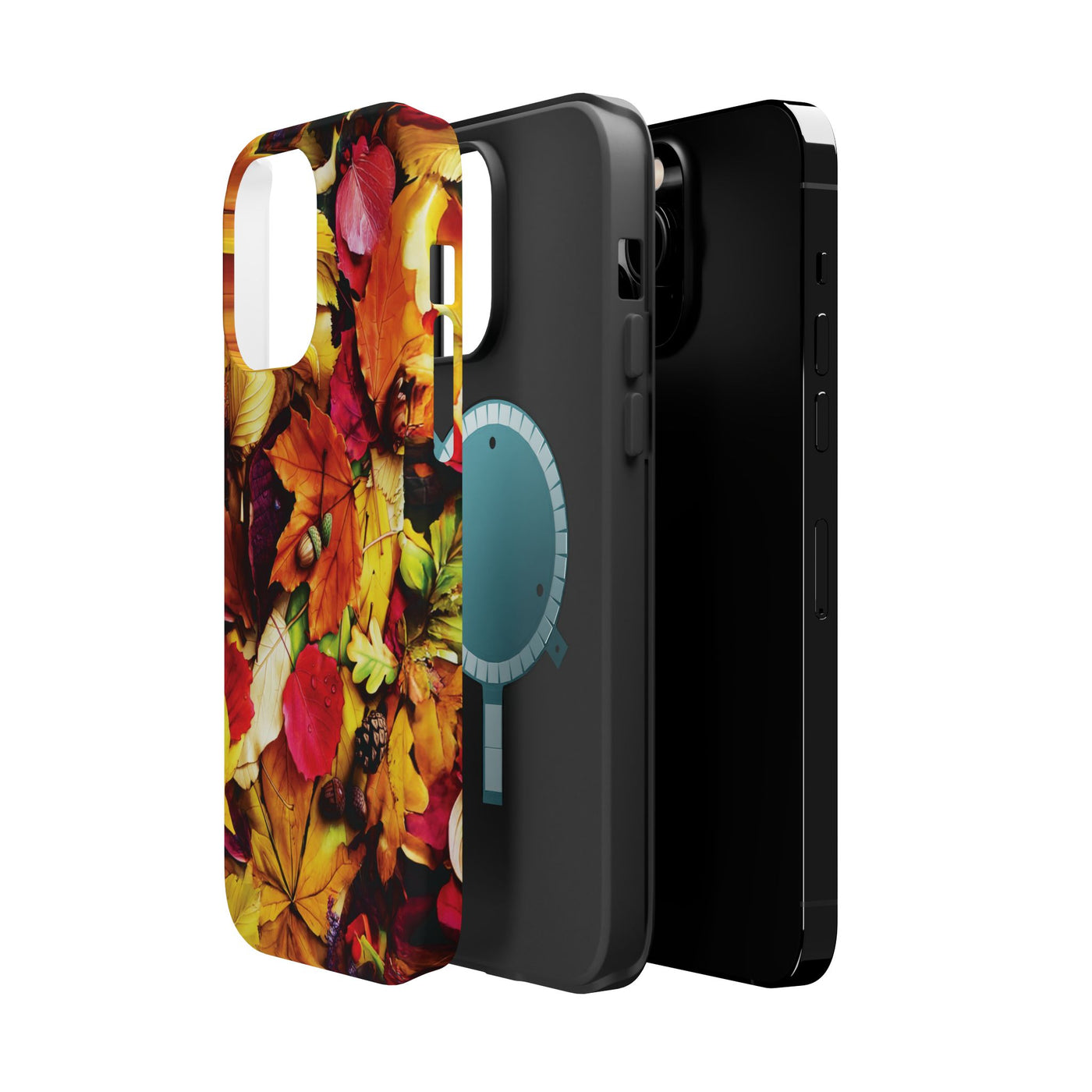 Aesthetic Tough Magsafe Fall Leaves Foliage Phone Case - For iPhone 17 Pro Max iPhone 16 Pro iPhone 15 Iphone 14 Plus 13 Pro 12 11 10 - Studio40ParkLane