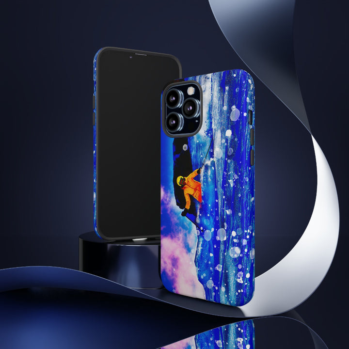 Cute IPhone Case | iPhone 15 Case | iPhone 15 Pro Max Case, Iphone 14 Case, Iphone 14 Pro Max Case IPhone Case for Art Lovers, Skier Mountain - Studio40ParkLane