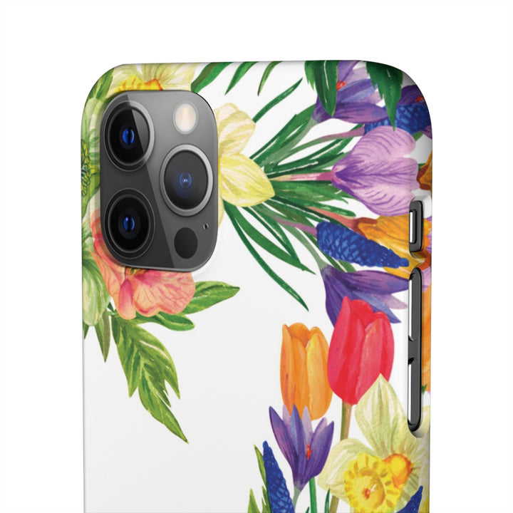 Sleek Snap Spring Summer Flowers Cute Phone Case for iPhone 16 15 14 13 12 11 X Xs Max Xr Pro Plus Samsung Galaxy S24 S23 S22 S21 S20 Ultra