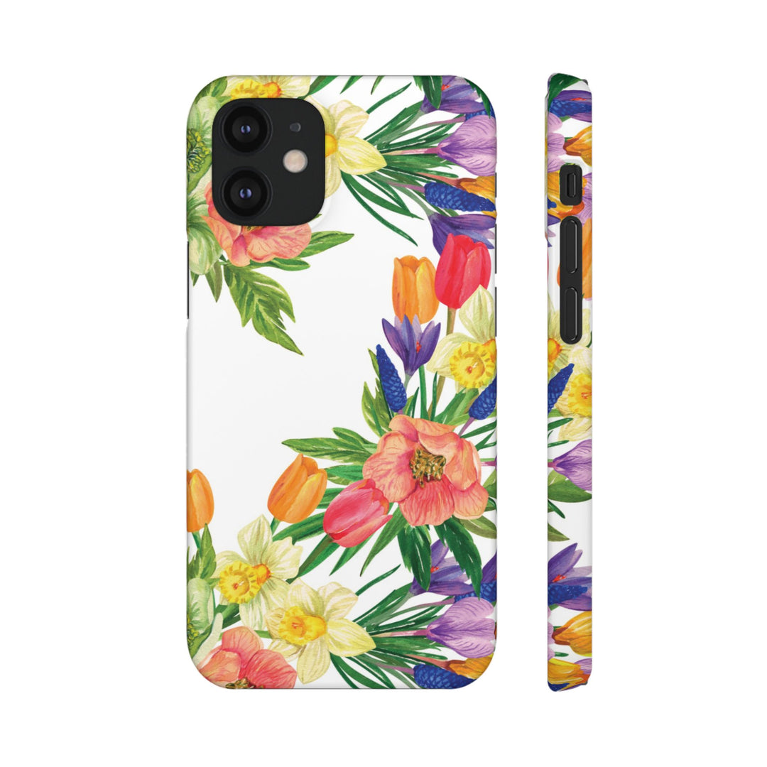 Sleek Snap Spring Summer Flowers Cute Phone Case for iPhone 16 15 14 13 12 11 X Xs Max Xr Pro Plus Samsung Galaxy S24 S23 S22 S21 S20 Ultra
