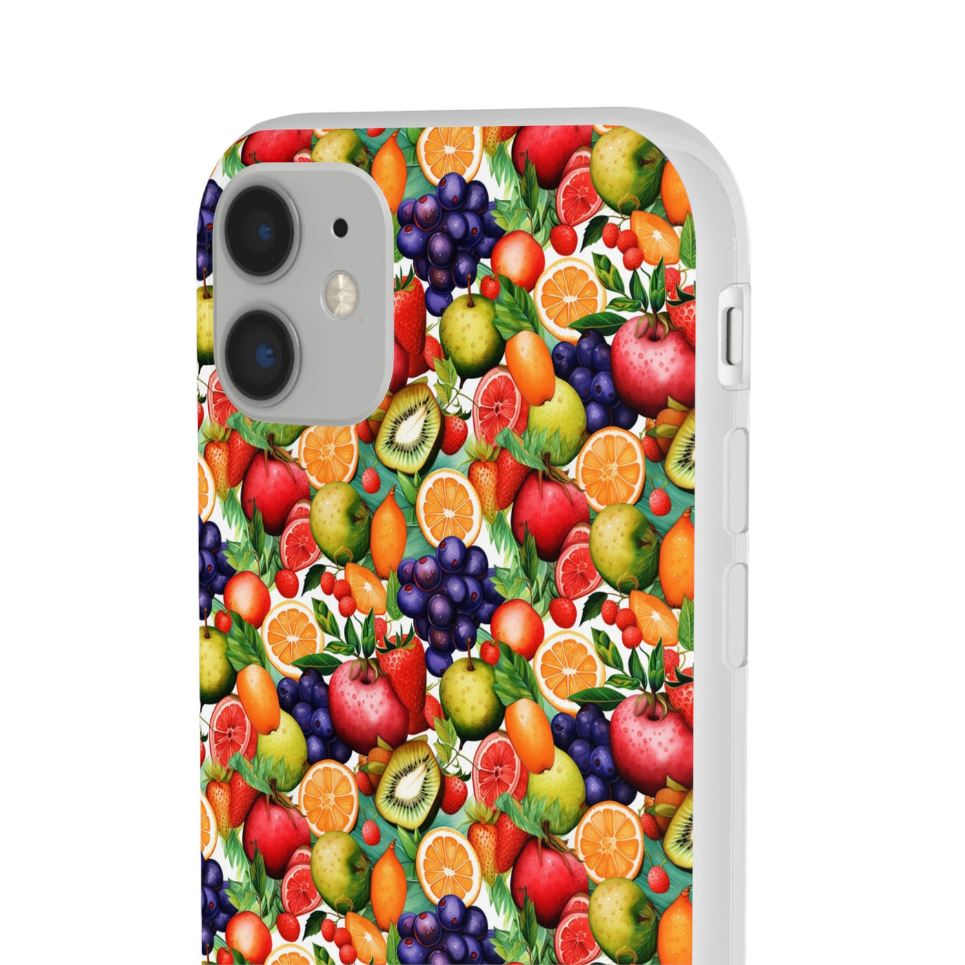 Cute Flexi Phone Cases, Summer Fruit Mix, Compatible with Samsung Galaxy S23, Samsung S22, Samsung S21, Samsung S20, Galaxy S20 Ultra