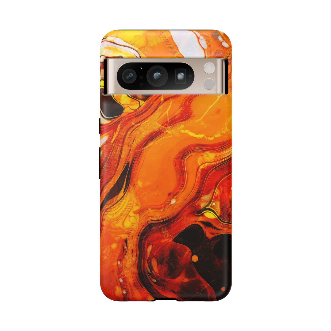 Impact Resistant, Fall Colors Marble, Cute Phone Cases for Samsung S24, S23, S22, S21, IPhone 15 pro Iphone 14 pro Iphone 13 IPhone 12 Iphone 11 - Studio40ParkLane
