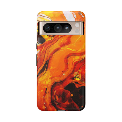 Impact Resistant, Fall Colors Marble, Cute Phone Cases for Samsung S24, S23, S22, S21, IPhone 15 pro Iphone 14 pro Iphone 13 IPhone 12 Iphone 11