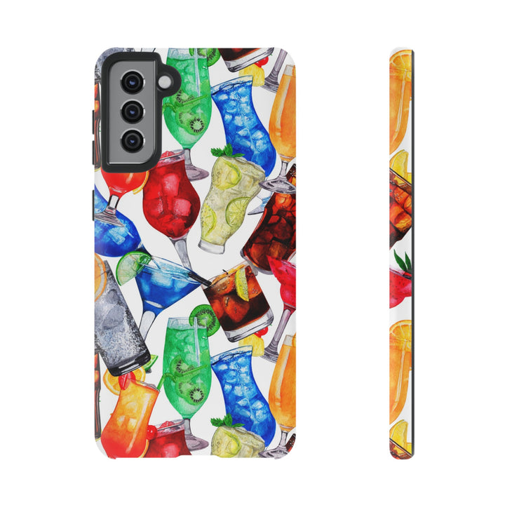 Cute Samsung Case | Cool Iphone Case | Summer Fruit Cocktail, Samsung S24, S23, S22, S21, IPhone 15 Case | Iphone 14 Case, Iphone 13 Case - Studio40ParkLane