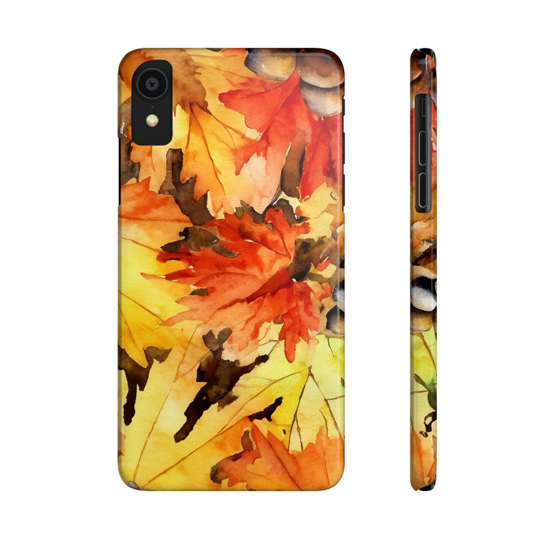Slim Fall Leaves Slim Cute Phone Cases for Iphone | iPhone 15 Case | iPhone 15 Pro Max Case, Iphone 14, Iphone 14 Pro Max, Iphone 13 - Studio40ParkLane