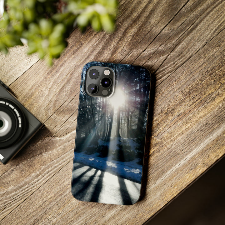 Slim Cute Phone Cases for Iphones - | iPhone 15 Case | iPhone 15 Pro Max Case, Iphone 14 Case, Iphone 14 Pro Max, Iphone 13, Winter Morning Sun - Studio40ParkLane