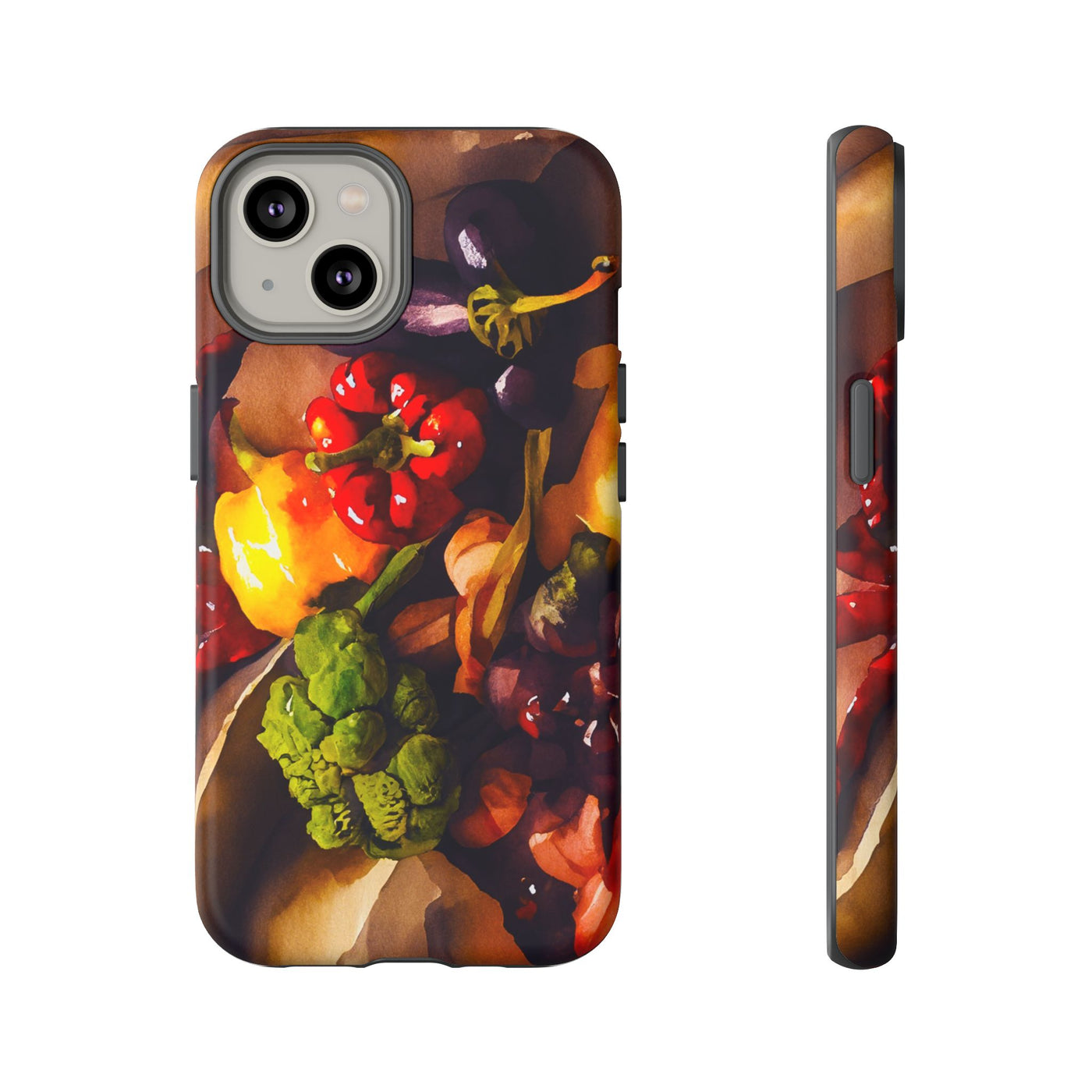 Impact Resistant, Fall Farm Vegetables, Cute Phone Cases for Samsung S24, S23, S22, S21, IPhone 15 pro Iphone 14 pro Iphone 13 IPhone 12 Iphone 11