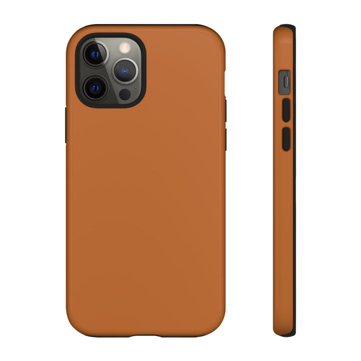 Premium Tough Rusty Brown Orange Gift for Her Cute Phone Cases for Samsung S25 S24, S23, S22, S21, Iphone, 16, 15, 14, 13 Pro Max Ultra - Studio40ParkLane