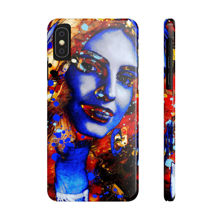 Slim Cute Phone Cases for Iphone - | iPhone 15 Case | iPhone 15 Pro Max Case, Iphone 14 Case, Iphone 14 Pro Max, Iphone 13, Marble Splash Face - Studio40ParkLane