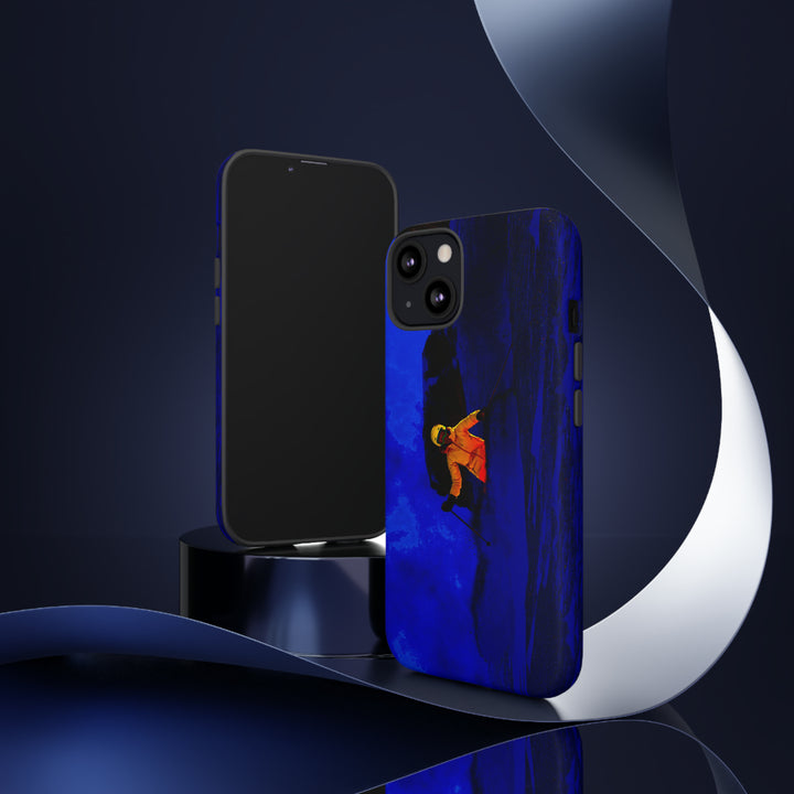 Cute IPhone Case | iPhone 15 Case | iPhone 15 Pro Max Case, Iphone 14 Case, Iphone 14 Pro Max Case IPhone Case for Art Lovers, Skier Mountain Night - Studio40ParkLane