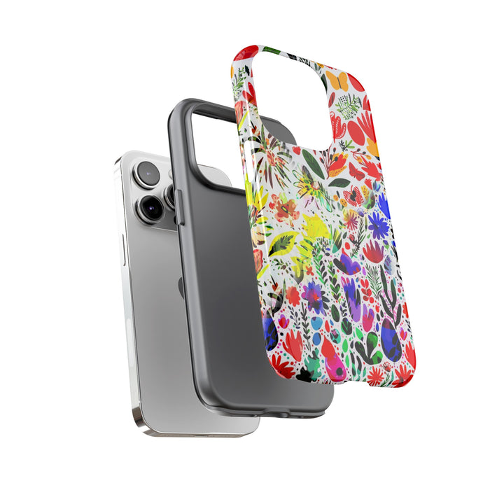 Impact Resistant, Colored Flowers, Cute Phone Cases for Samsung S24, S23, S22, S21, IPhone 15 pro Iphone 14 pro Iphone 13 IPhone 12 Iphone 11 - Studio40ParkLane