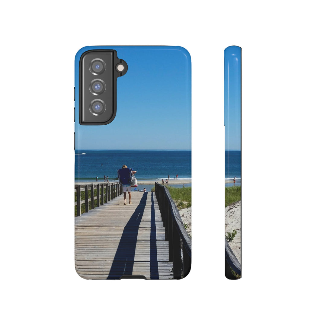 Cute Samsung Case | Cool Iphone Case | Summer Beach Walk, Samsung S24, S23, S22, S21, IPhone 15 Case | Iphone 14 Case, Iphone 13 Case - Studio40ParkLane