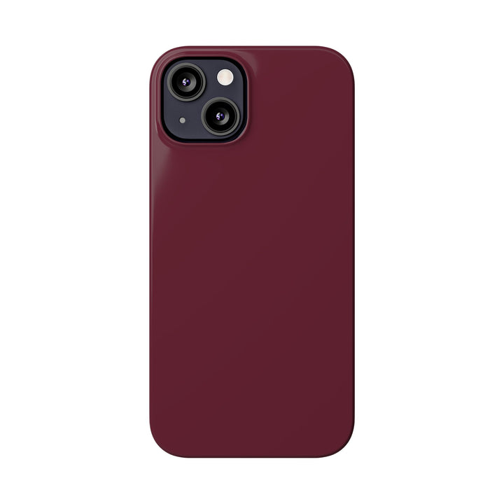 Slim Burgundy Maroon Gift for Her Aesthetic Cute Phone Case for Iphone 16 - | iPhone 15 Pro Max Case | iPhone 14 Case 13 12 11 10 9 8 7 - Studio40ParkLane