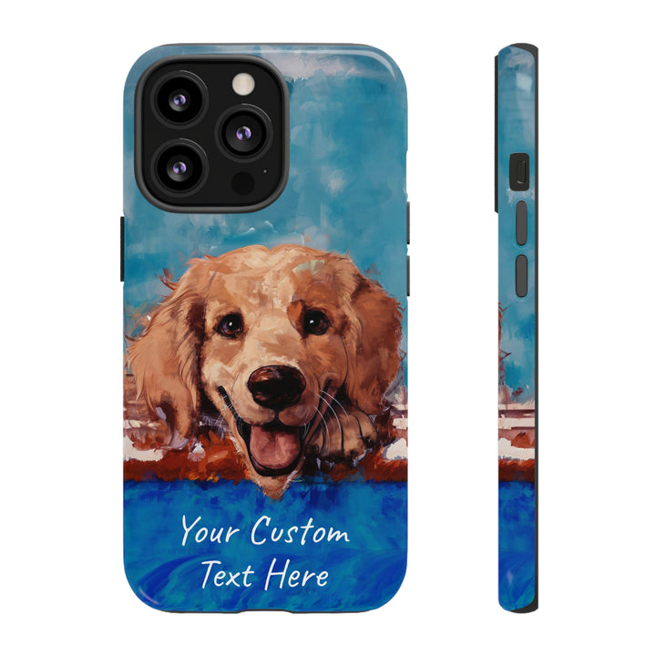 Personalize this Cute IPhone Case | Golden Retriever Dog iPhone Case, iPhone 15 Case | iPhone 15 Case, Iphone 14 Case, Iphone 14 Pro Max Case - Studio40ParkLane