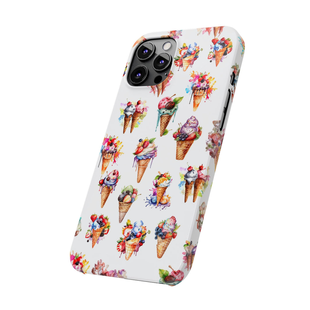 Slim Summer Ice Cream Slim Cute Phone Cases for Iphone | iPhone 15 Case | iPhone 15 Pro Max Case, Iphone 14, Iphone 14 Pro Max, Iphone 13 - Studio40ParkLane