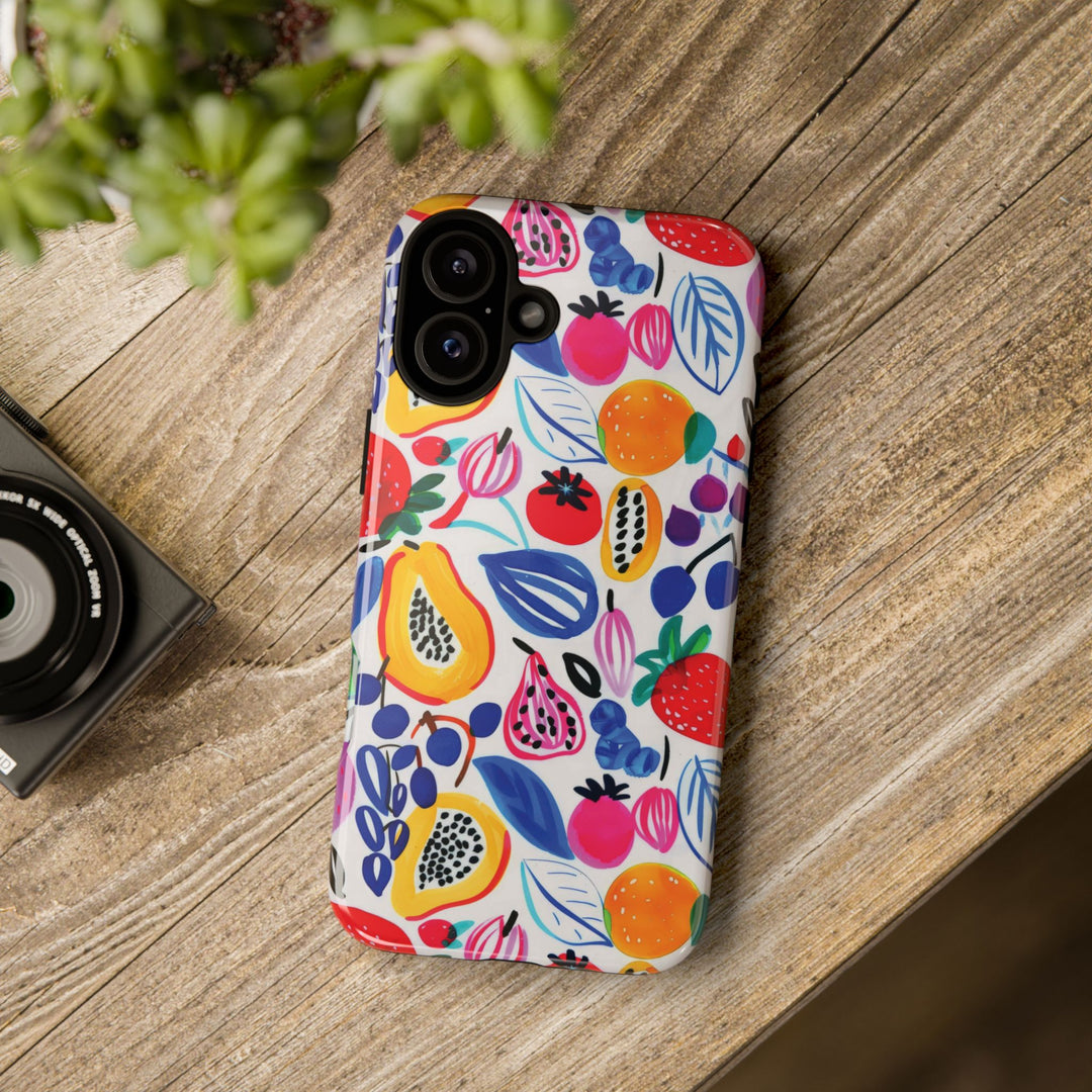 Summer Fruit Cute Tough Phone Case - For Apple iPhone Case 17, 16, 15 Pro Max, 14 Plus, 13 Pro, 12, Samsung Galaxy S26, S25, S24 Plus Ultra - Studio40ParkLane