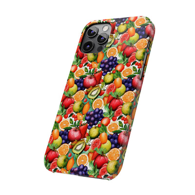 Slim Cute Phone Cases for Iphone  | iPhone 15 Case | iPhone 15 Pro Max Case, Iphone 14, Iphone 14 Pro Max, Iphone 13, Summer Fruit Mix Selection