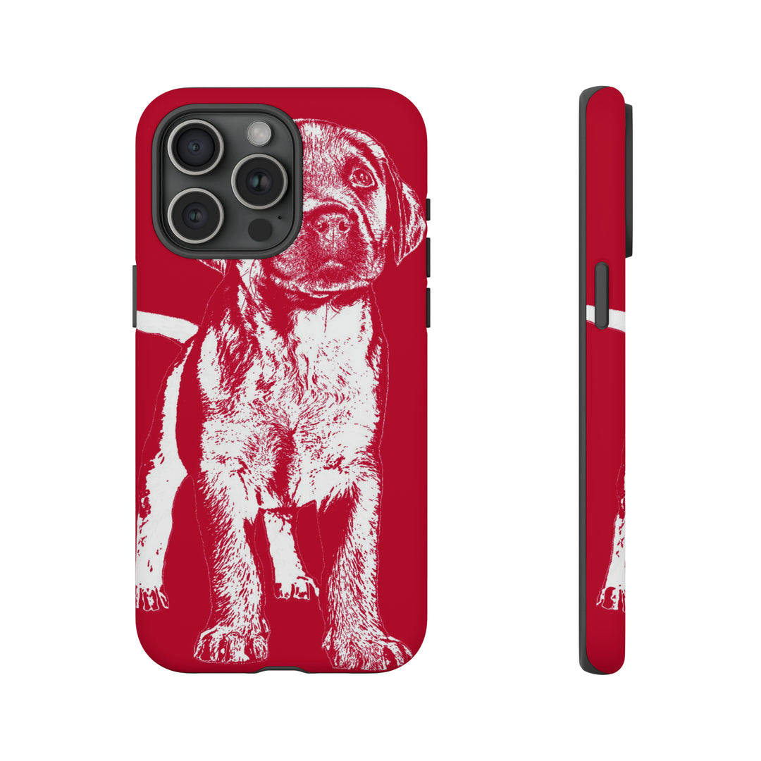 Cute IPhone Case | iPhone 15 Case | iPhone 15 Pro Max Case, Iphone 14 Case, Iphone 14 Pro Max Case IPhone Case for Dog Lovers, Puppy Dog Red - Studio40ParkLane