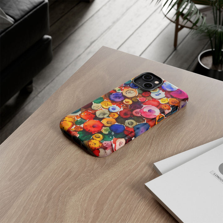 Impact Resistant, Fall Colors Buttons, Cute Phone Cases for Samsung S24, S23, S22, S21, IPhone 15 pro Iphone 14 pro Iphone 13 IPhone 12 Iphone 11 - Studio40ParkLane